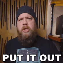 Put It Out Fluff GIF - Put It Out Fluff Riffs Beards And Gear GIFs