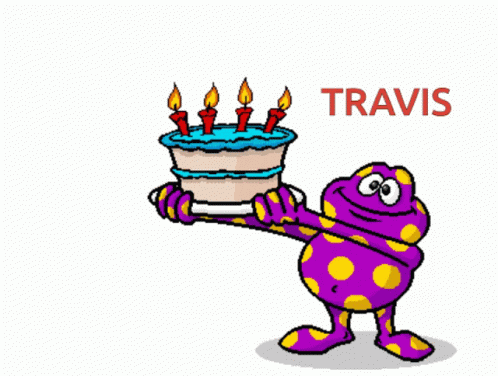 Travis Birthday Cake GIF - Travis Birthday Cake Happy Birthday GIFs.