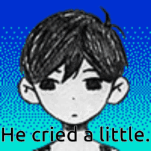 He Cried A Little Omori GIF - He Cried A Little Omori Omori Sad GIFs