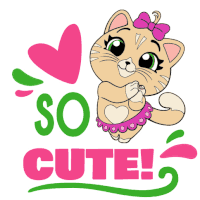 So Cute 44cats Sticker - So Cute 44cats Aww Stickers