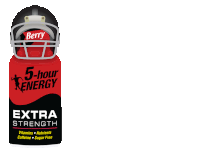 5hour Energy Football Sticker - 5hour Energy Football Kickoff Stickers