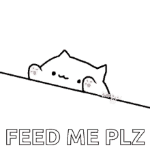 Bongo Cat Hungry GIF - Bongo Cat Hungry Feed Me GIFs
