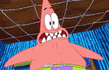 Spongebob Patrick Star GIF - Spongebob Patrick Star Who Am I GIFs