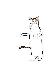 Cat Flossing Sticker - Cat Flossing Dance Stickers