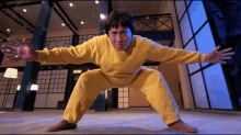 sammo hung yellow jumpsuit kung fu my lucky stars sammo