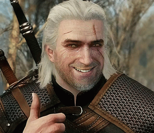 Geralt Witcher GIF - Geralt Witcher Wink GIFs