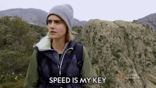 speed is my key cara delevingne running wild with bear grylls my strong point is speed my trump card is speed