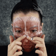 put beauty face mask bilintina bilintina makeup apply face mask muscle face mask