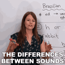 The Differences Between Sounds Emma GIF - The Differences Between Sounds Emma Learn English With Emma GIFs