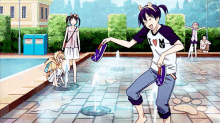 norigami jk water fountain playing floating