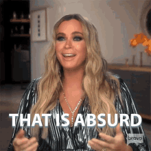 That Is Absurd Teddi Jo GIF - That Is Absurd Teddi Jo Real Housewives Of Beverly Hills GIFs