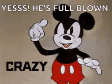 Mickey Mouse Crazy GIF - Mickey Mouse Crazy Loco GIFs