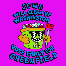 Iowa Will Clean Up Washington Washington Dc GIF - Iowa Will Clean Up Washington Washington Dc Vote Early For Theresa Greenfield GIFs
