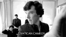 Benedict Cumberbatch Vatican Cameos GIF - Benedict Cumberbatch Vatican Cameos Sherlock GIFs