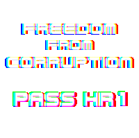 Freedom From Corruption Pass Hr1 Sticker - Freedom From Corruption Pass Hr1 America Stickers