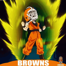 Cleveland Browns Super Saiyan Baker GIF - Cleveland Browns Super Saiyan Baker Browns GIFs