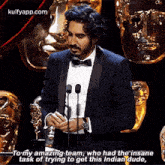 To My Amazing Team; Who Had The Insanetask Of Trying To Get This Indian Dude,.Gif GIF - To My Amazing Team; Who Had The Insanetask Of Trying To Get This Indian Dude Dev Patel Hindi GIFs