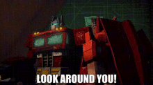 Transformers Elita One GIF - Transformers Elita One Look Around You GIFs