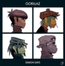 Cover Gorillaz GIF - Cover Gorillaz Music GIFs