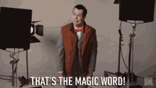 Thats The Magic Word Keyword GIF - Thats The Magic Word Magic Word Keyword GIFs