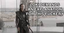 Loki Tom Hiddleston GIF - Loki Tom Hiddleston Explain This Fuckery GIFs