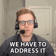 We Have To Address It Dave Olson GIF - We Have To Address It Dave Olson Dolson GIFs