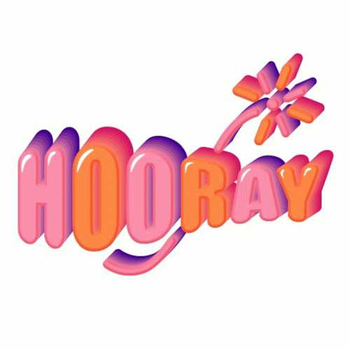 Hooray Yay Sticker - Hooray Yay Happy - Discover & Share GIFs