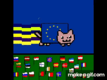 Nyan Nyancat GIF - Nyan Nyancat Euronyan GIFs