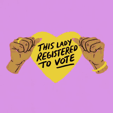 This Lady Registered To Vote Woman GIF - This Lady Registered To Vote Lady Woman GIFs
