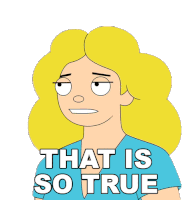 That Is So True Debbie Harper Sticker - That Is So True Debbie Harper The Harper House Stickers