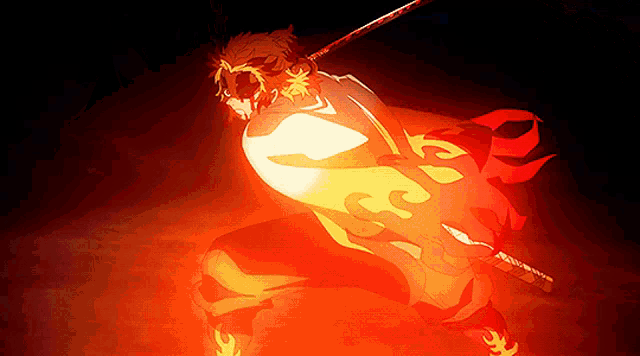 Rengoku About To Attack Gif Rengoku About To Attack Demon Slayer Discover Share Gifs