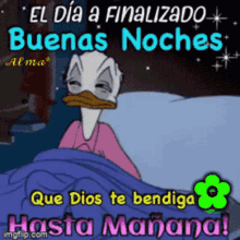 Buenas Noches Hasta Manana GIF - Buenas Noches Hasta Manana Donald Duck GIFs