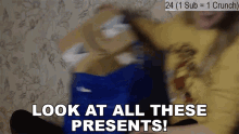 Look At All These Presents Qtcinderella GIF - Look At All These Presents Qtcinderella Look At These GIFs