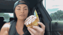 Sonya Deville Eating GIF - Sonya Deville Eating Donut GIFs