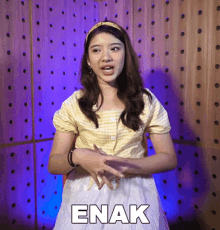 Enak Tiara Andini GIF - Enak Tiara Andini Hits Records GIFs