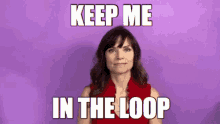 Your Happy Workplace Wendy Conrad GIF - Your Happy Workplace Wendy Conrad Keep Me In The Loop GIFs