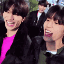 Yedam And Jeongwoo Laughing Bang Yedam GIF - Yedam And Jeongwoo Laughing Bang Yedam Park Jeongwoo GIFs