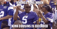 Vikings Kirk Cousins GIF - Vikings Kirk Cousins Extend Kirk Cousins GIFs