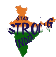 Stay Strong India India Sticker - Stay Strong India India India Stay Strong Stickers