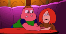 happy clarence couple in love cartoon network