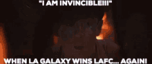 I Am Invincible Goldeneye GIF - I Am Invincible Goldeneye La Galaxy GIFs