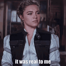 Yelena Yelena Belova GIF - Yelena Yelena Belova It Was Real To Me GIFs