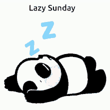 sunday lazy panda lazy sunday cute sunday lazy panda lazy sunday cute