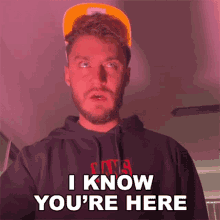 I Know Youre Here Casey Frey GIF - I Know Youre Here Casey Frey Im Awarre That Youre Here GIFs