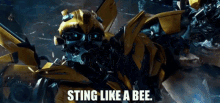 transformers bumblebee sting like a bee the last knight