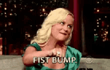 Amy Fistbump GIF - Amy Fistbump GIFs