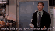 Spider Man Peter Parker GIF - Spider Man Peter Parker I Had To Beat An Old Lady With A Stick To Get These Cranberries GIFs