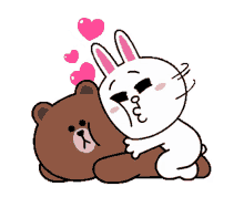 funny clingy hug cute bear