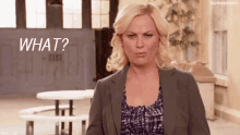 Leslie Knope GIF - What Wut Disapprove GIFs