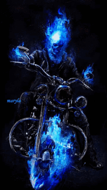 ghost rider 2 blue flame